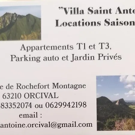 Apartmán Tulipe, 5 Personnes, Entre Sancy Et Volcans D'auvergne